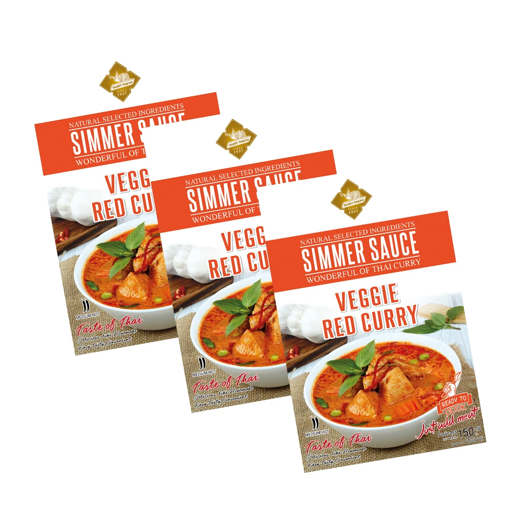 Red Curry Sauce 150g - Instant Meal Hot Seller from Thailand High Quality