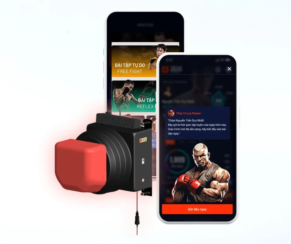 Champio Tri Luc Master boxing training machine: Connecting mind and muscle for martial arts, smart training machine