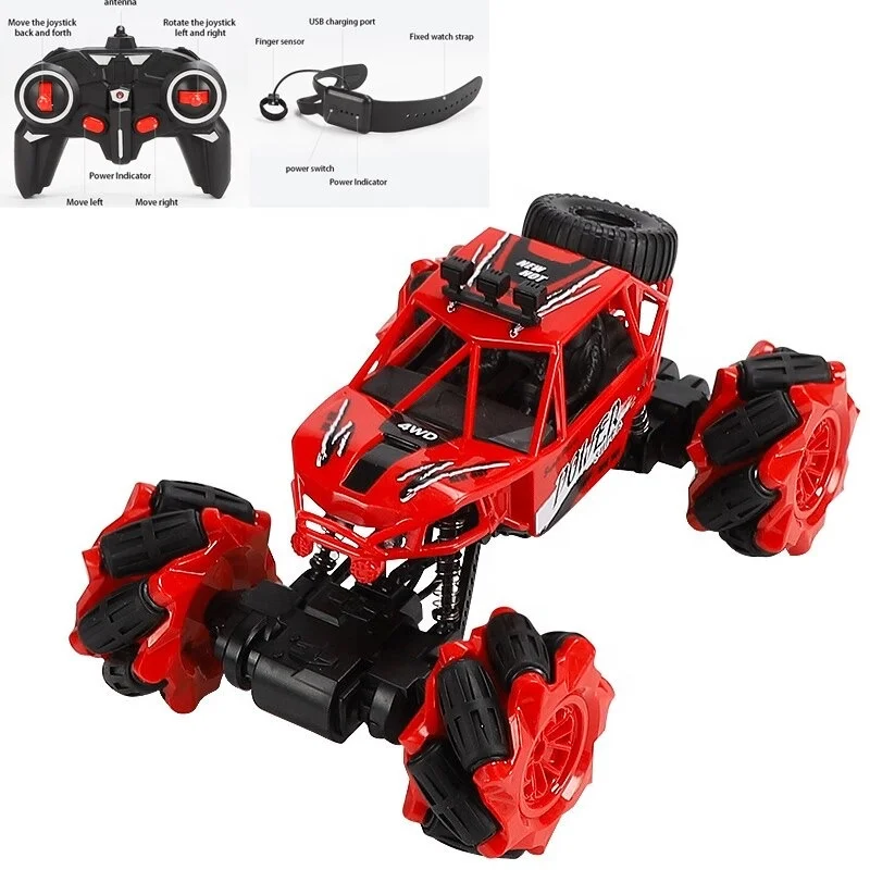 Gesture Sensing RC Stunt Car Remote Control Off road Rock Crawler Hand Control Lateral Drift Toy Car for kids