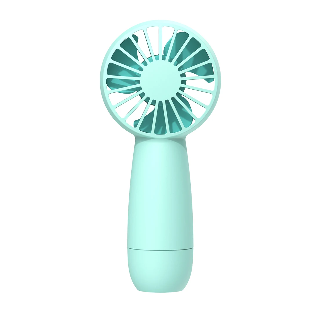 Student dormitory gift desktop fan portable usb hand handheld rechargeable mini fan New technology ABS quiet mobile charging