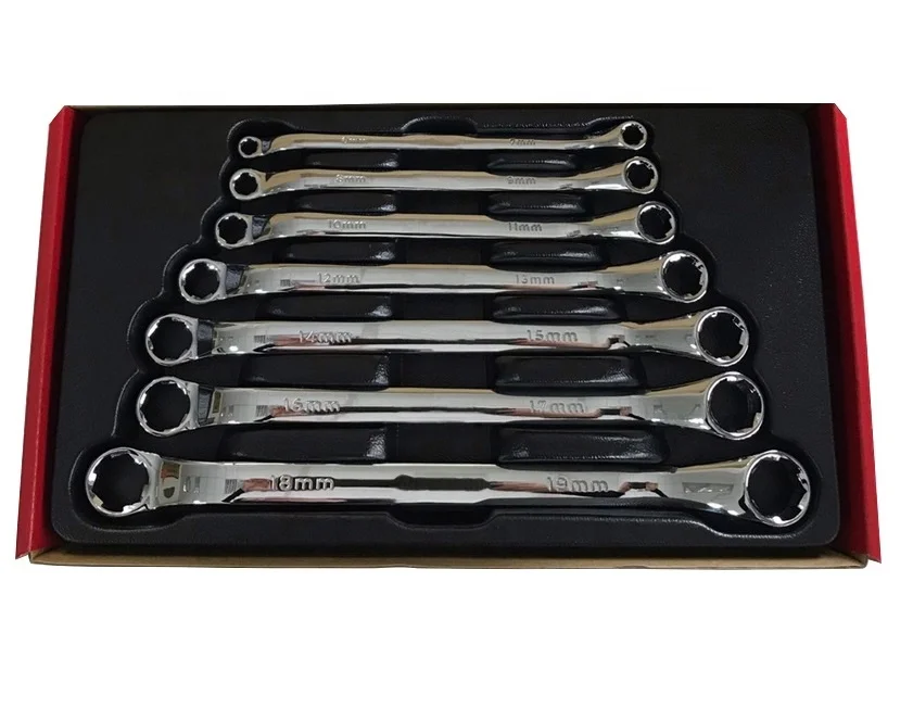 Offset Bolt Extractor Combination Wrench Set