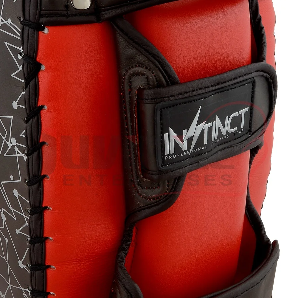 Compact Kicking Thai pad made of fine grain cowhide leather custom sportswear OEM ODM manufacturer
