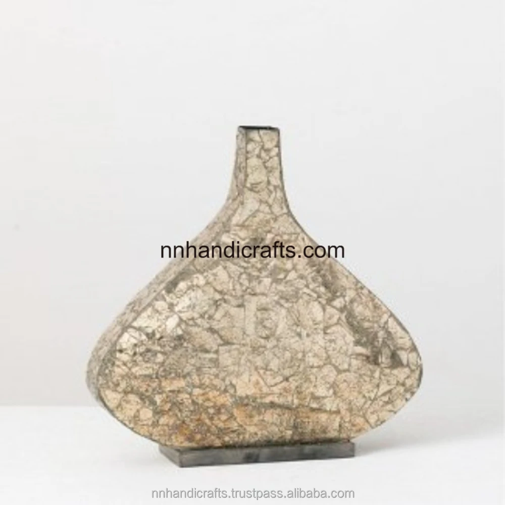 New Arrival Handmade Aluminium Antique Color Cast Metal Casted Engraved Engraving Floor Vase Small Medium Big Tall Mini Large