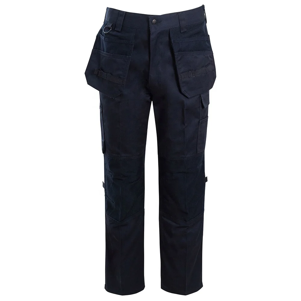 Painters Work Trousers Codura Pockets And Zippers, Durable Cargo Work Pants Contrast Cordura work trousers