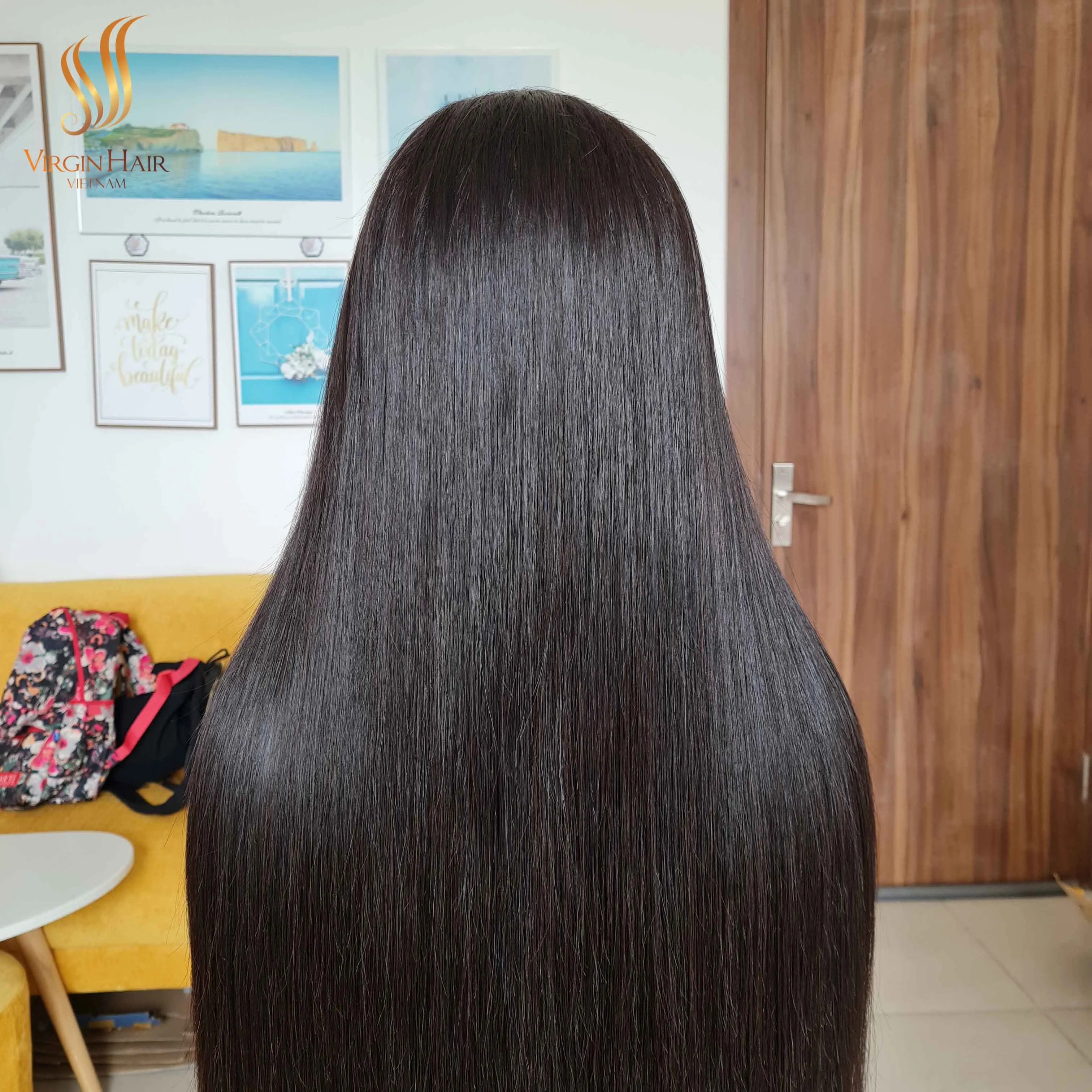 Vietnam Hair Supplier Wholesale Vietnamese Raw virgin Hair Wig Highest Grade Full Cuticle Very Soft And Silky Long Lasting
