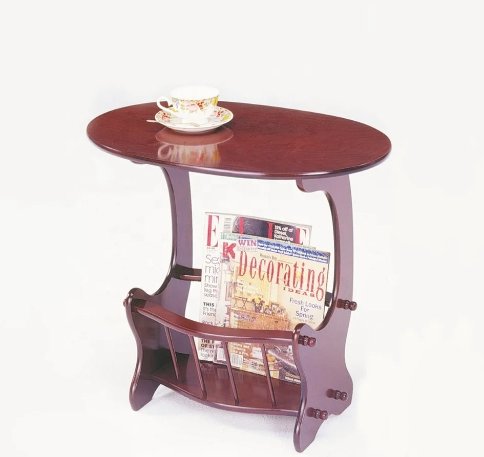 Vintage Magazine Holder Side Table