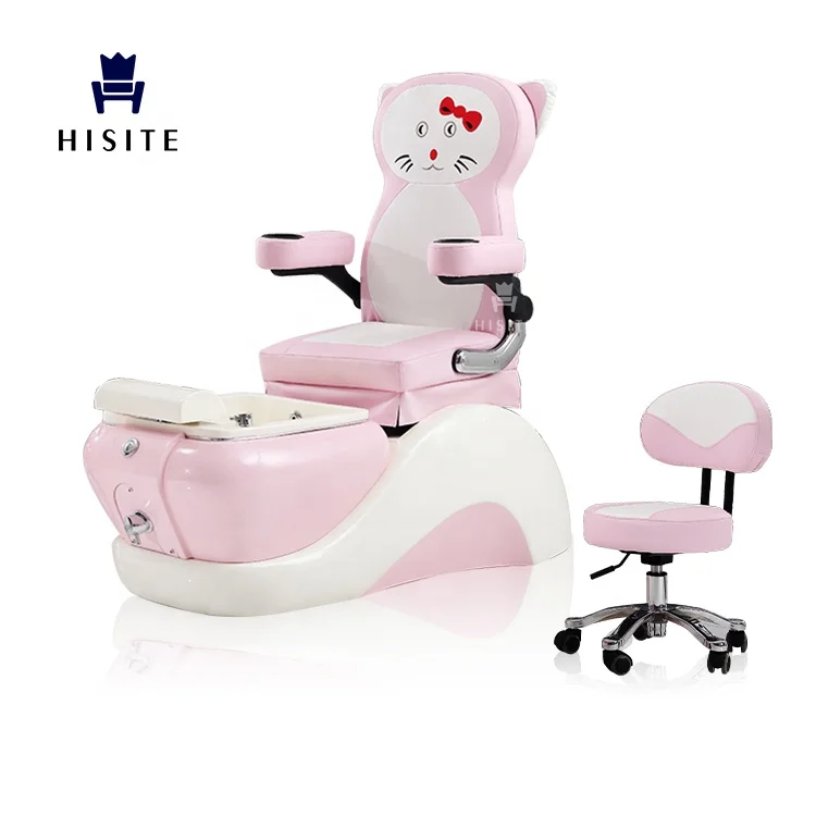 Hisite Kids Foot Spa Chair Nail Salon Butterfly Kids Spa Pedicure Chair