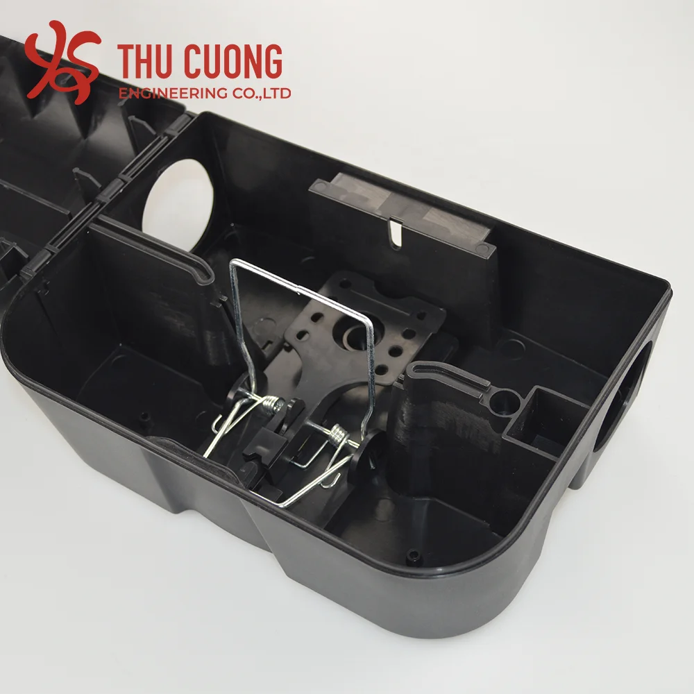 Efficient And Easy Set Mice Snap Trap Pest Control Easy To Place Durable Quality Human Combatting Mice Rat Catch Plastic Box