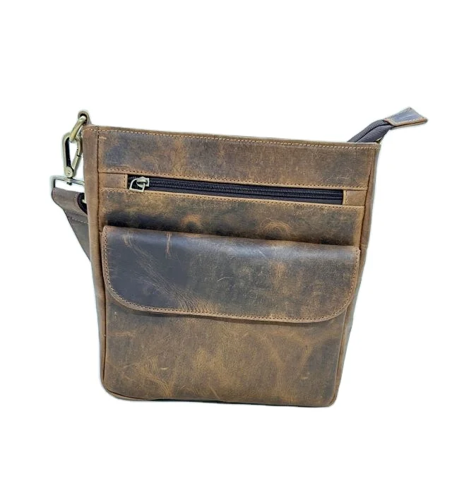 Leather Sling bag made in India Unisex Sling bag Genuine leather crossbody bag