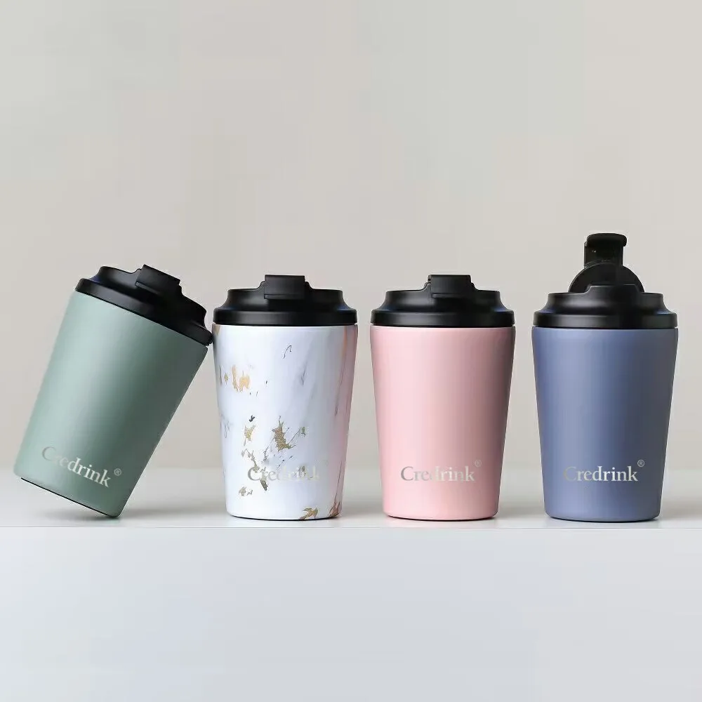 Travel Thermal Vacuum Flask Insulated Cup Milk Tea Water Bottle 350ml stainless steel coffee water tumbler