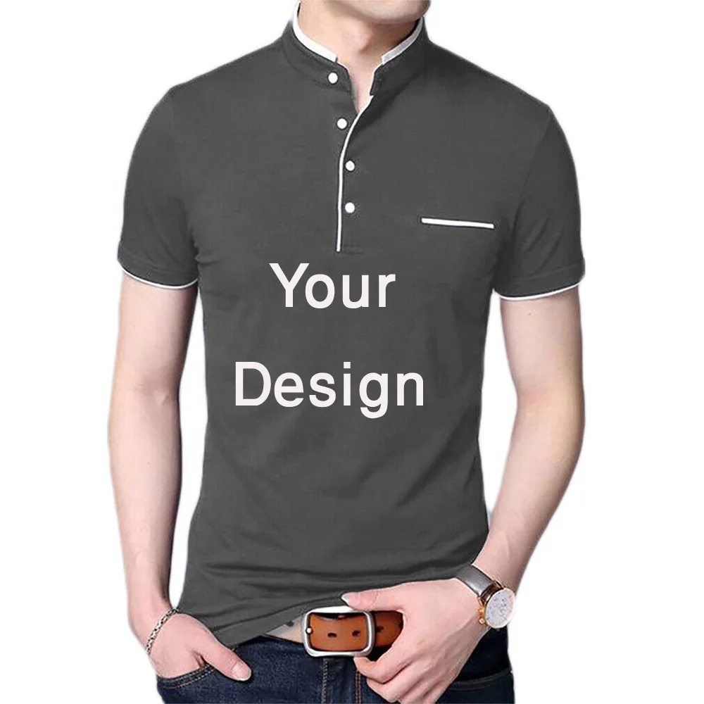 Fashionable dress For Men Clothes High Quality Wholesale Custom Certified Organic Cotton shirts Top Quality Design polo shirt