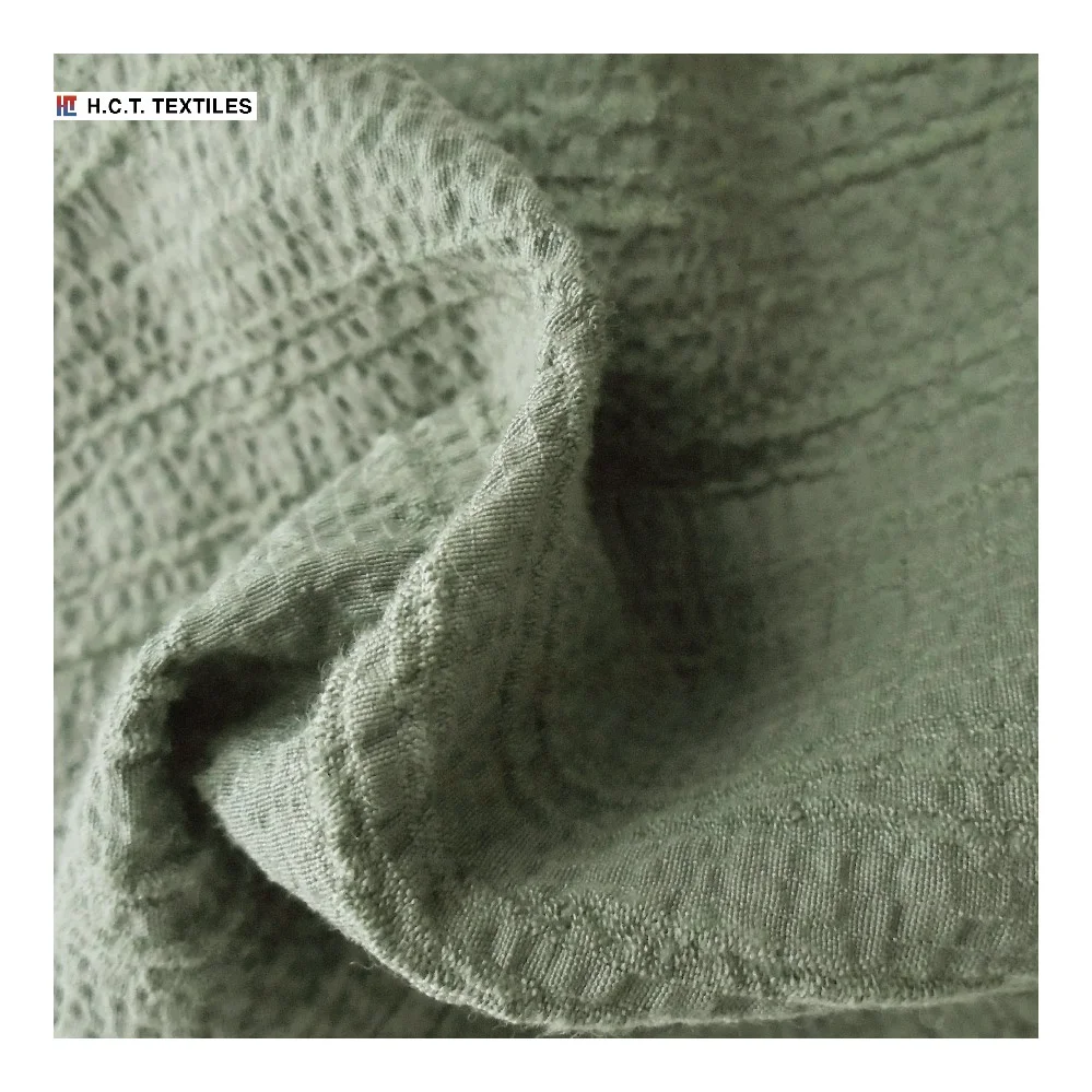 Best seller Stripe Rayon Polyester Spandex  Gauzy Crinkle for dress