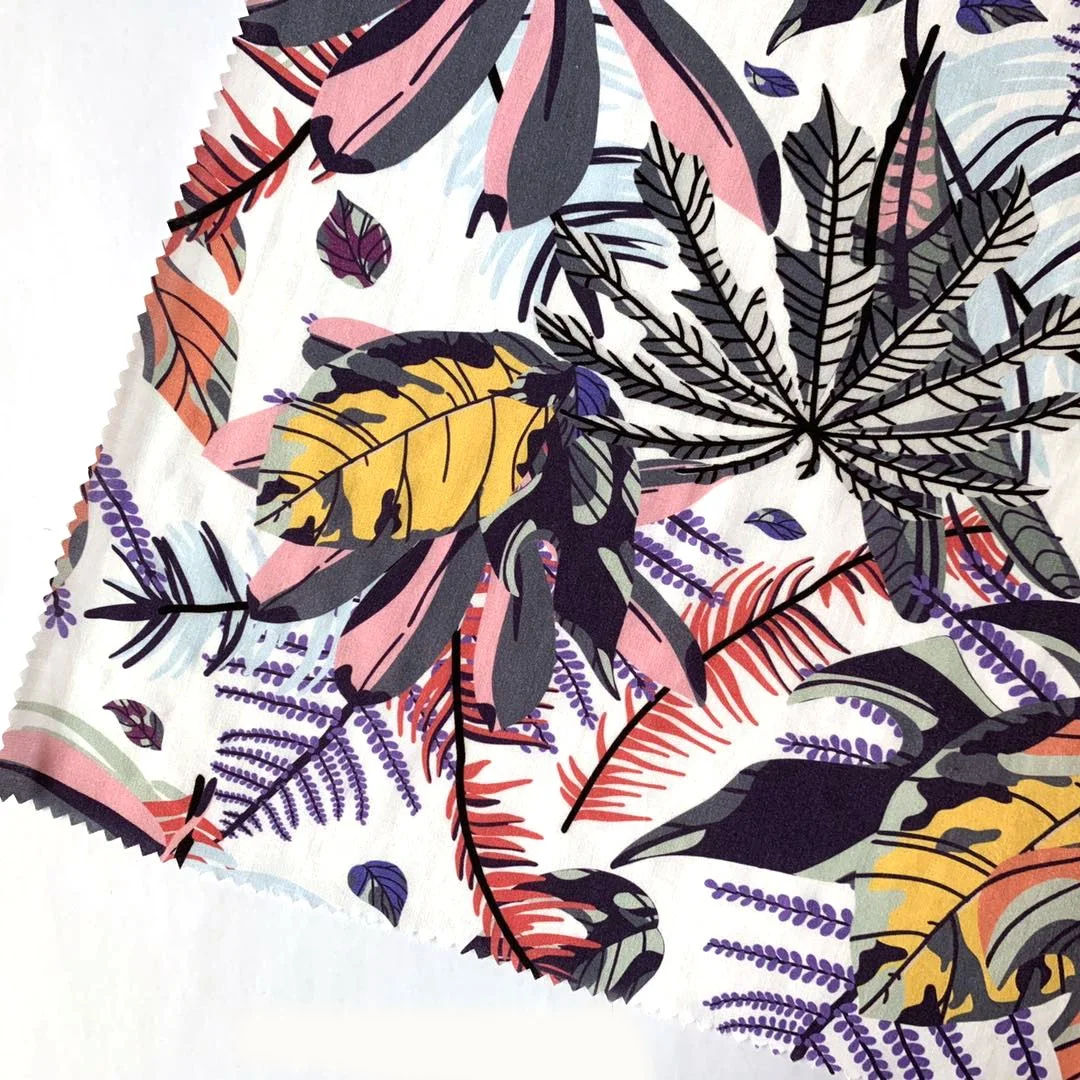 Best Latest Custom Design 2022 New Pattern Hot 100% Rayon Printed Fabric Viscose Fabric Dress,shirt,tops,skirt,Garment,Suit