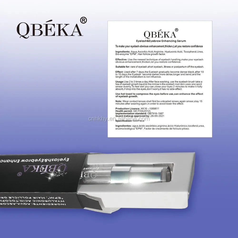 QBEKA Natural Premium eyelash eyebrows booster