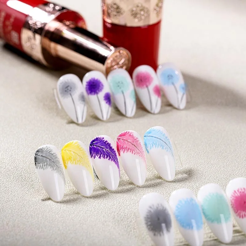  Стартер для дизайна ногтей легко наносится Гель-лак Цветной