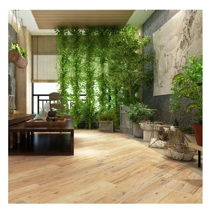 Хорошая фарфоровая плитка светло-серая деревянная доска 8x48 текстурная напольная керамическая силикатная серая 20x120 см