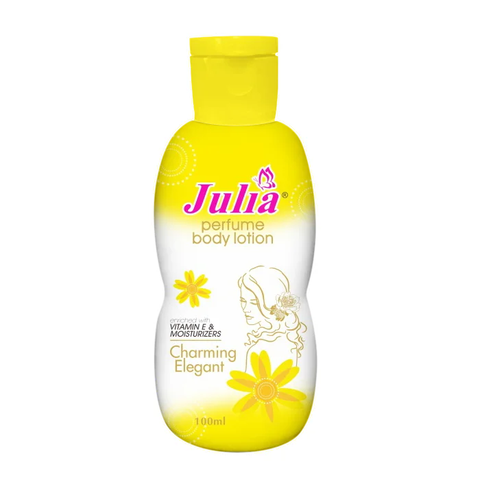 ODM JULIA Body Lotion Unisex Plastic Bottle & Carton Boxes(100ml X 48 Pieces/cartons) Vietnam Products Lotion Gluta Hya Lotion