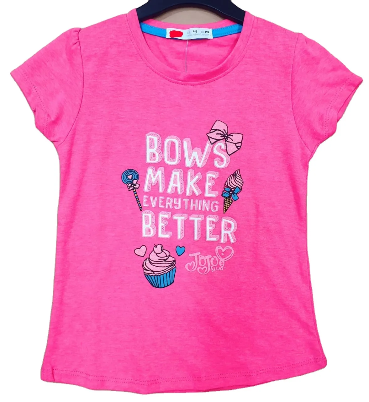 Футболка для девочек 95% хлопок 5% спандекс (в наличии)