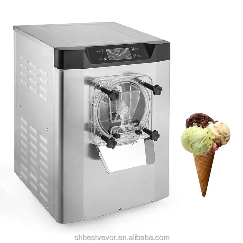 SIHAO-116 1400W 220V 20L Small Ice Cream Maker Machine Business Low Price Ice Cream Machine Maker Commercial
