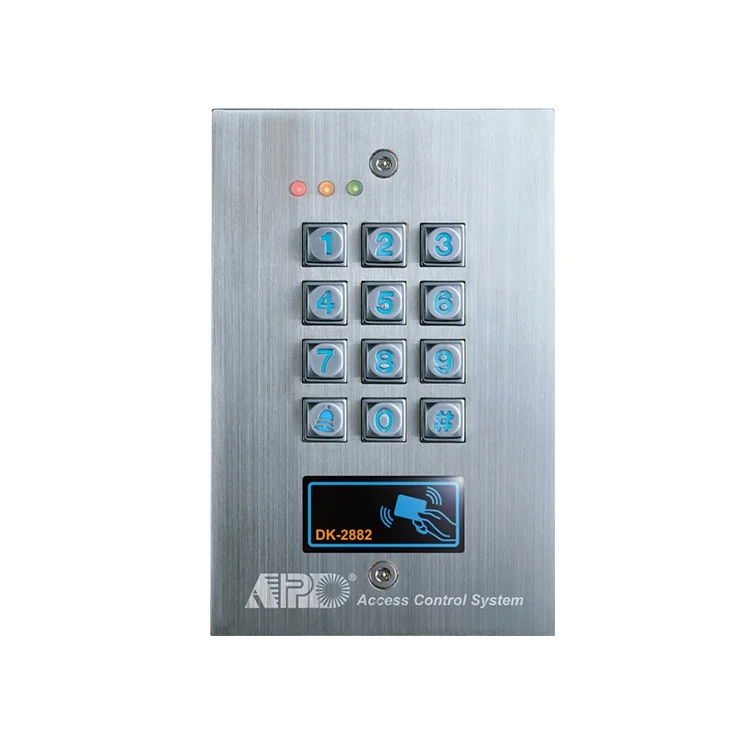 1100 User Code PIN Card Access Control Keypad Keyboard for Electric Door Lock Wioegand Doorbell Output RFID Card Reader Relay