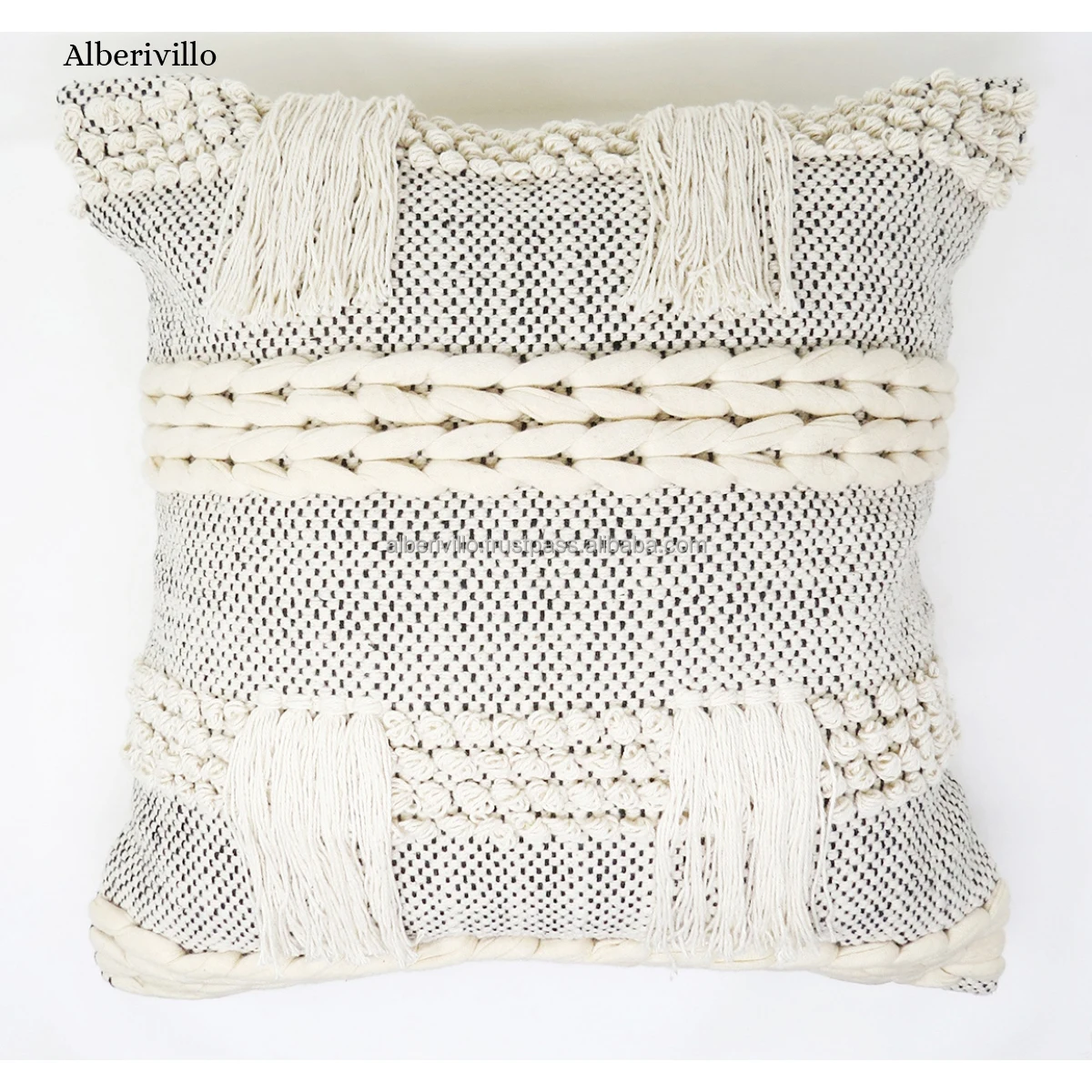 Оптовая продажа богемный Хлопковый чехол для подушки кровати подушка пола марокканская ручной работы в стиле бохо моющиеся наволочки