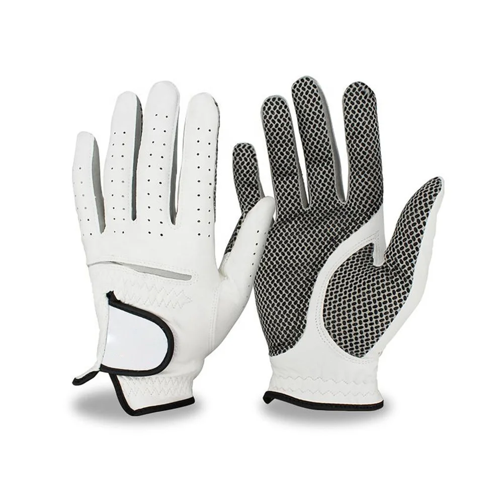 Manufacturer custom golf glove cabretta leather magnetic ball marker left right hand golf glove in high quality made in pakistan