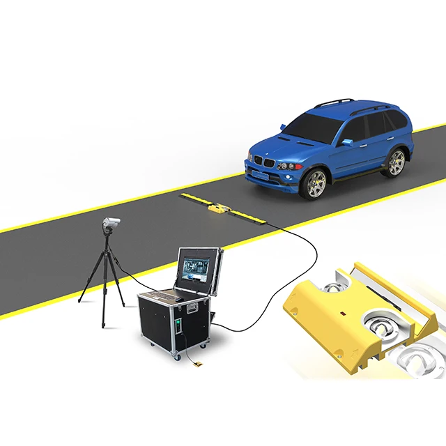 Stainless Steel UVIS CCD Line scan under vehicle inspection car scanning system for important places and some places