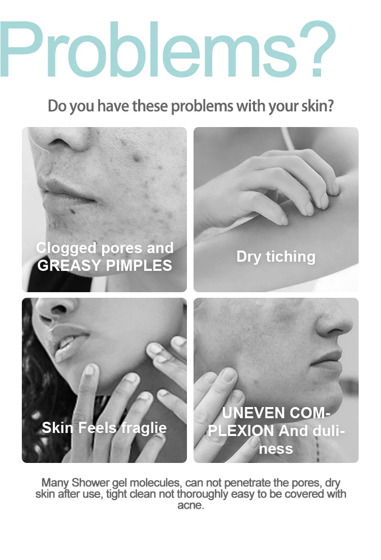 Wholesale  Private Label Gel De Ducha 1L Natural Goat Mike Shower Gel Refreshing Gentle Deep Moisturizing Bath Soap Liquid Gel