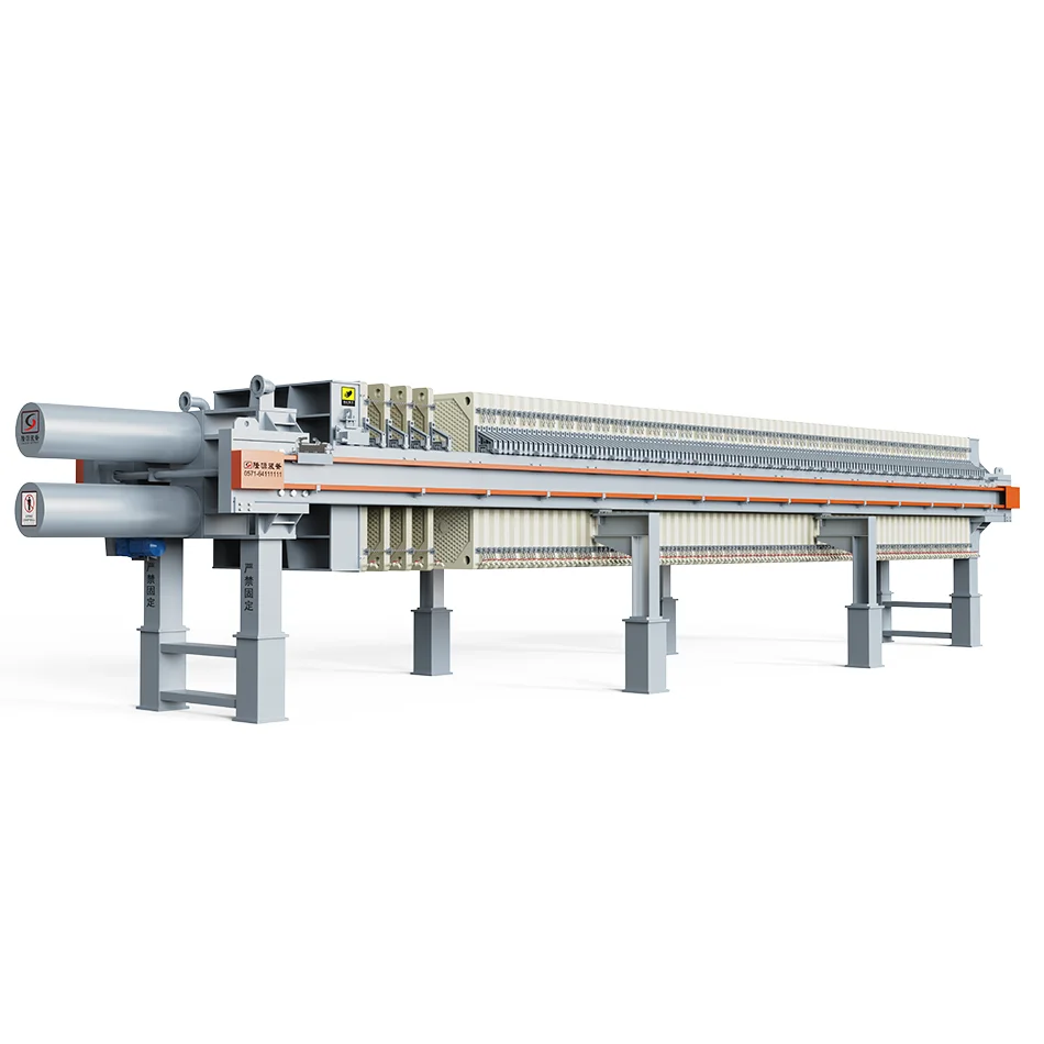 High Degree of Automation X2000 Filter Press Chamber or Membrane Filter Press Maximum Filtering Pressure 4.0 MPa(25Bar)