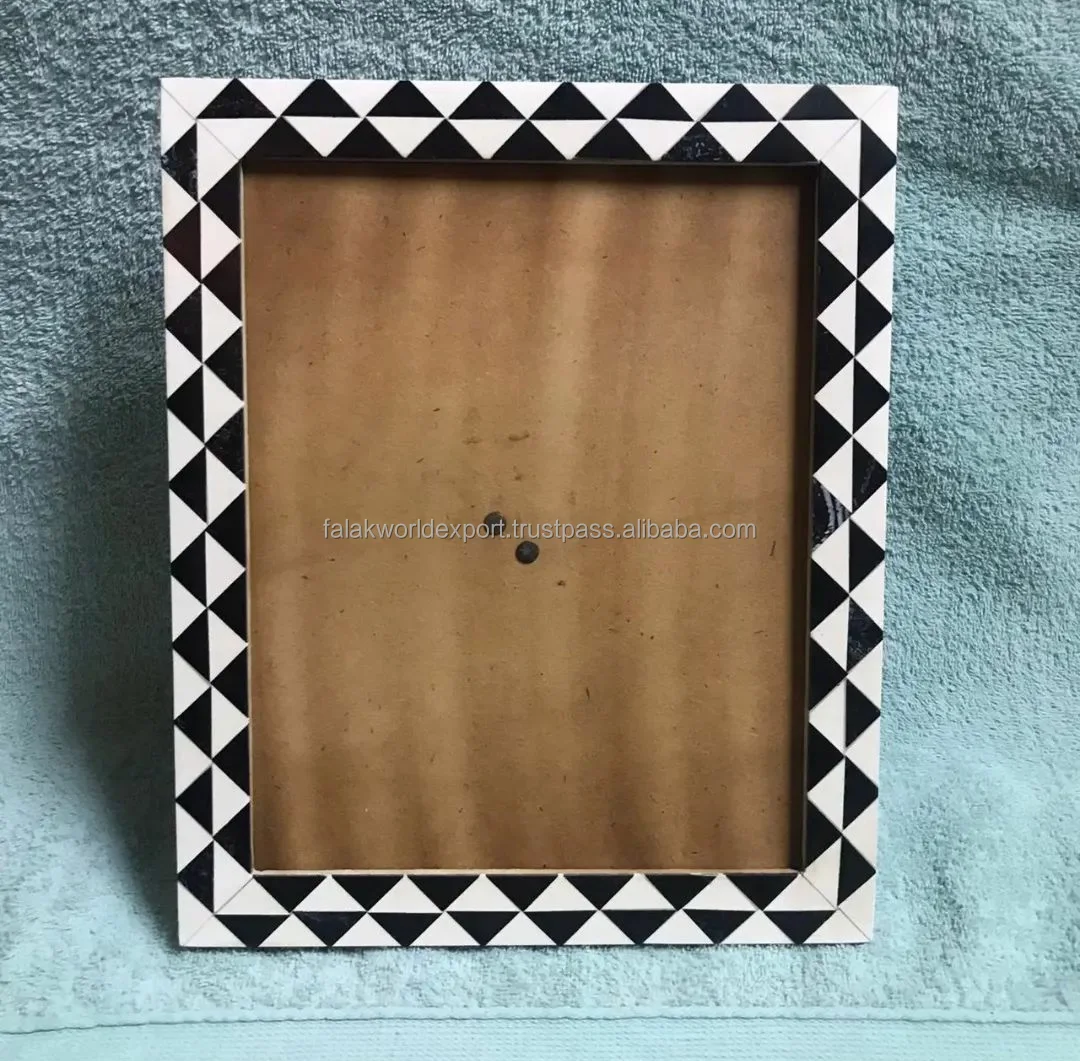 Creative Modern Resin Photo Frame Best Selling Handmade Bone & Resin Inlay Photo Frame Decorative Frame Falak world Export