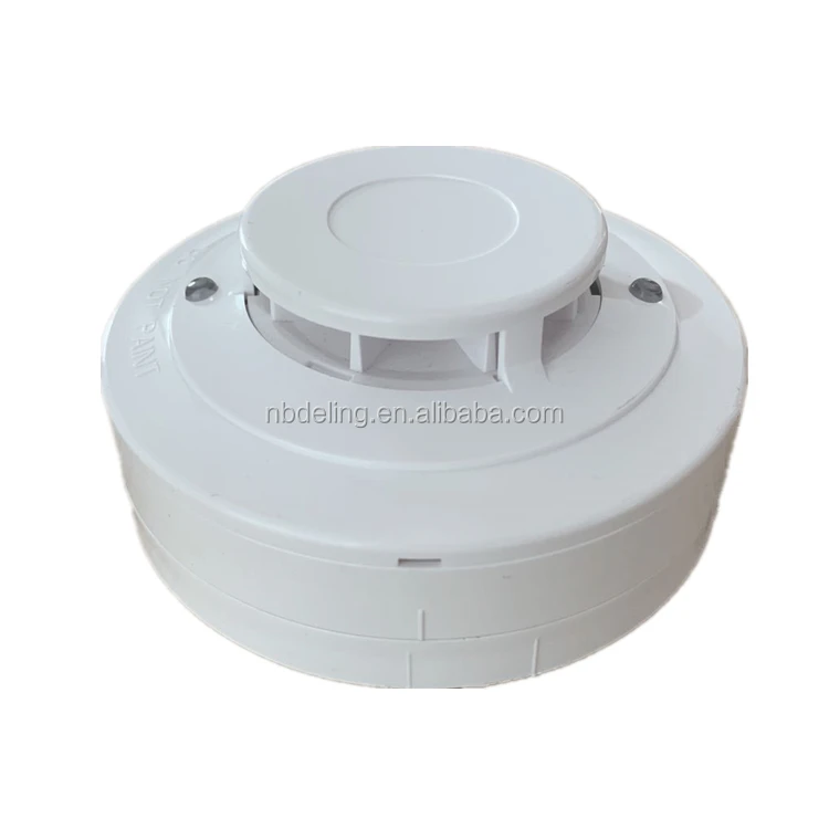 Conventional Fire Alarm System Heat Sensor MCU 4 Wire Heat Detector