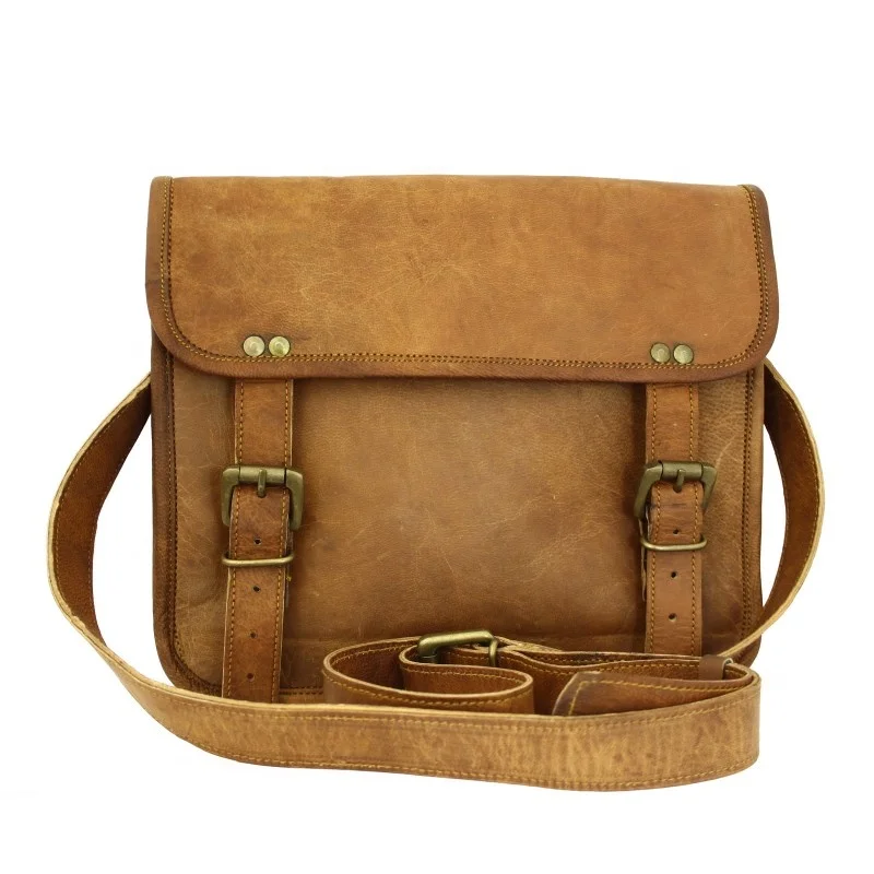 Leather Crossbody Sling Bag Teen Boys Girls Satchel Handbag Messenger Bags