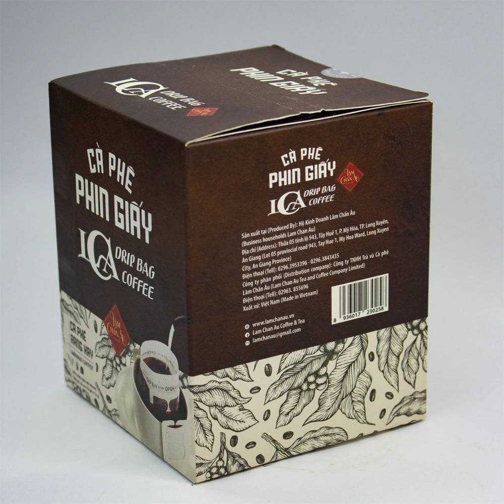 Drip Bag Coffee 10 bags in box Good Choice Distinctive Flavour Ingredients Used For Preparation ISO HACCP OEM/ ODM Custom Packin