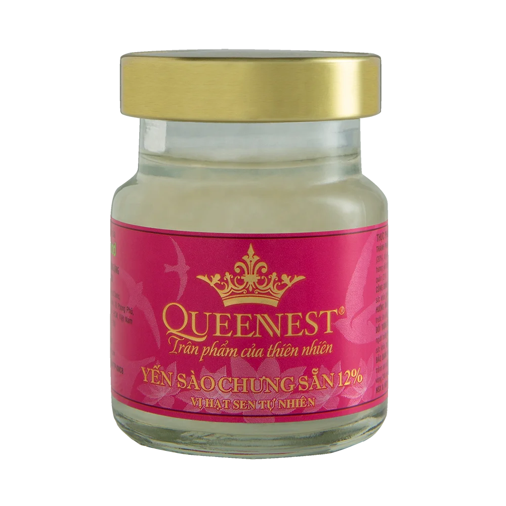 Премиум Птичье гнездо QUEENNEST 12% 70 мл-аромат семян лотоса (6 шт. в упаковке) из Вьетнама