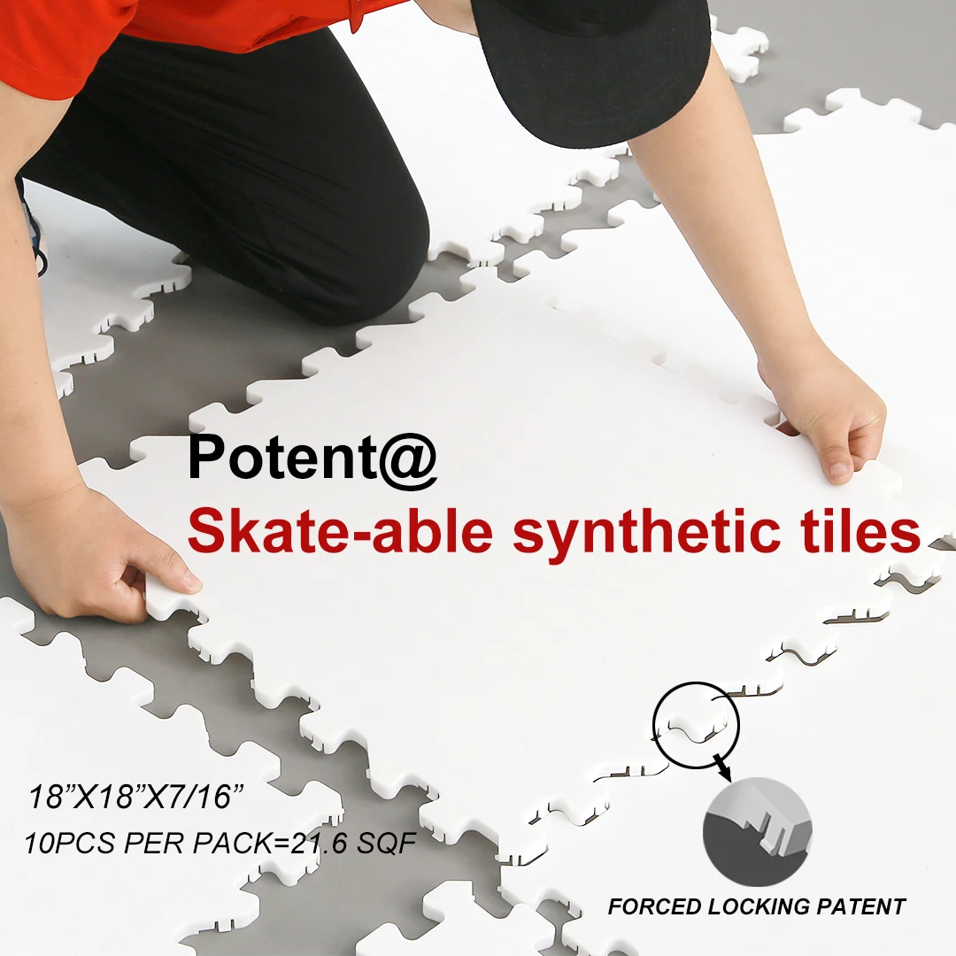 Potent wholesale under Ice Skating rink Training   UHMW-PE materials  tiles Hockey