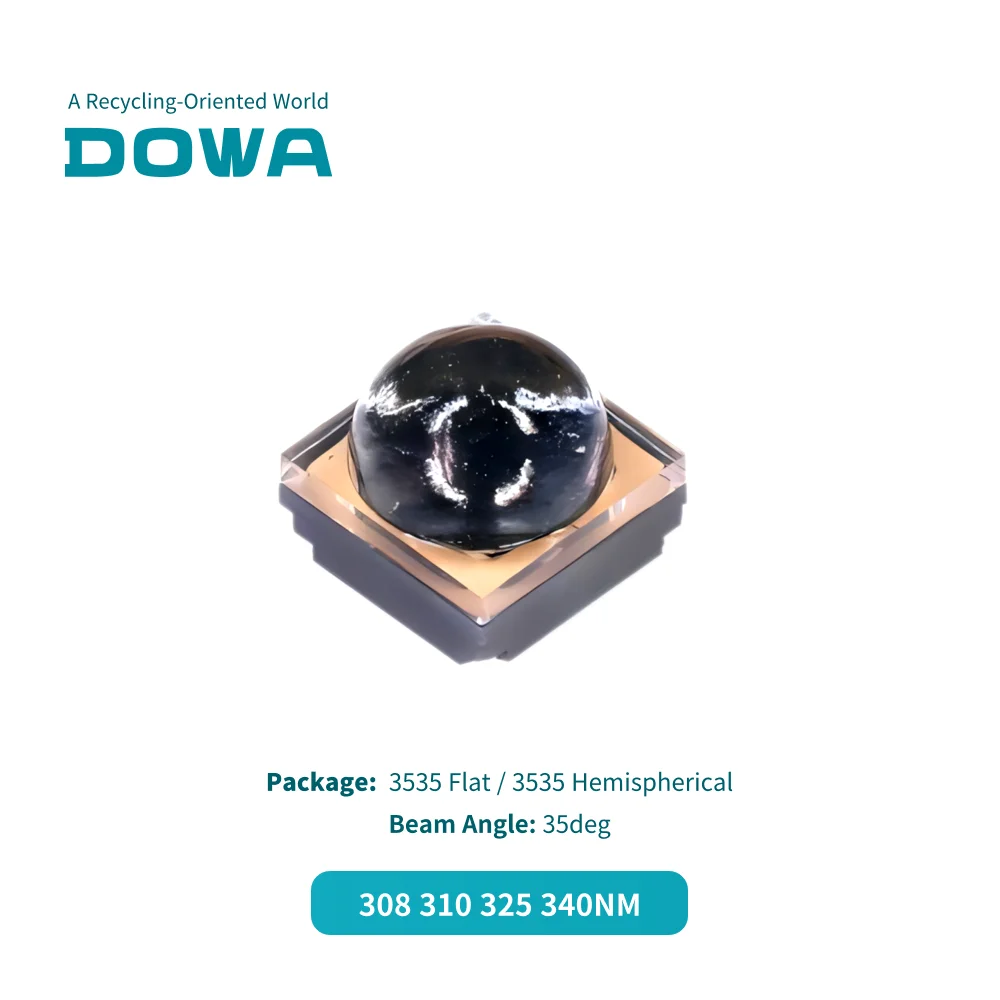 DOWA 325nm UV LED Bare Die AuSn Pad UVA LED