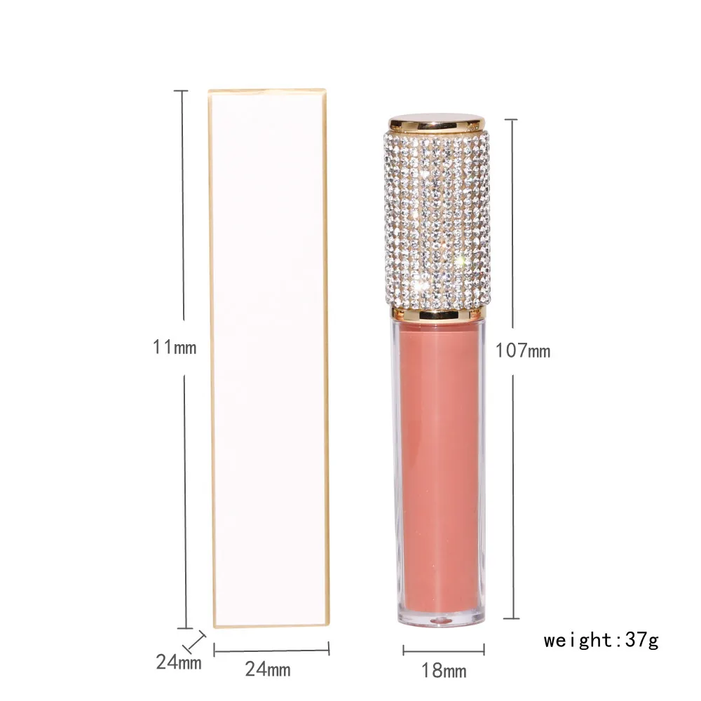 Factory High Quality Private Label Lipstick 57C Diamond Lip Gloss Long-lasting High Pigment Waterproof matte lipstick