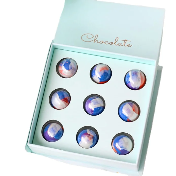 Wholesale Book Shape Drawer Magnetic Chocolate Gift Box1 Layer Chocolate Packaging Boxes