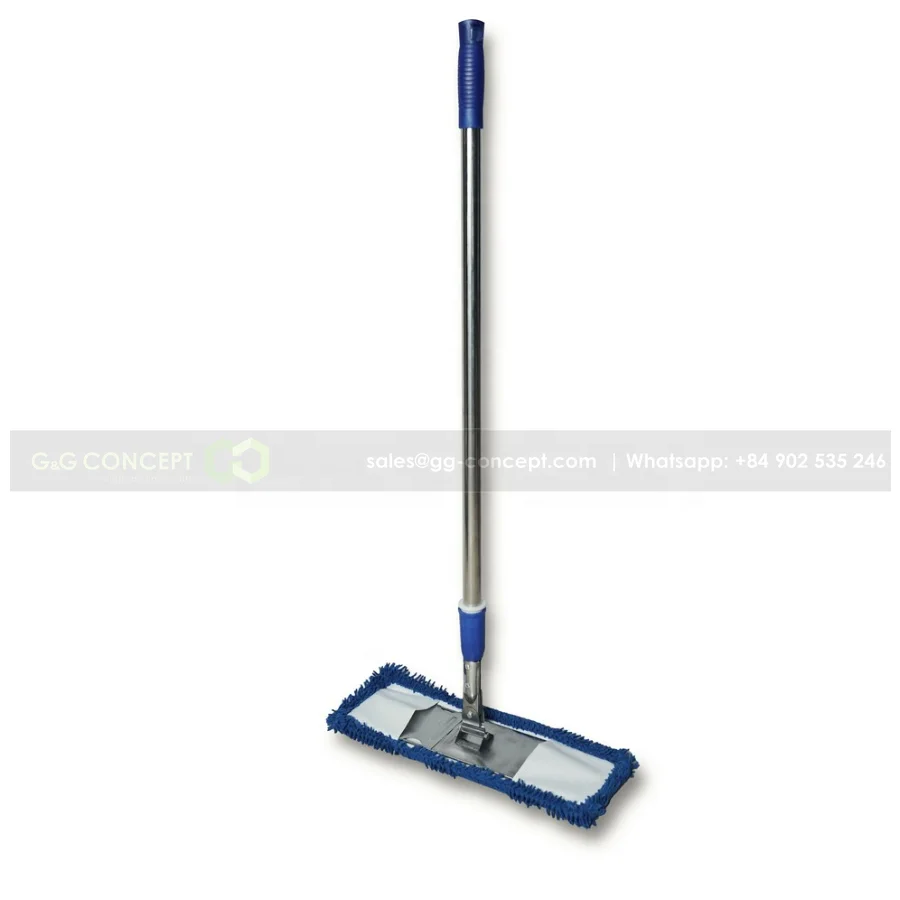 Sanho Mop Microfiber Flat Cleaning Floor Blue Color, Wholesale Flat Cleaning Mop Floor Cheap Price
