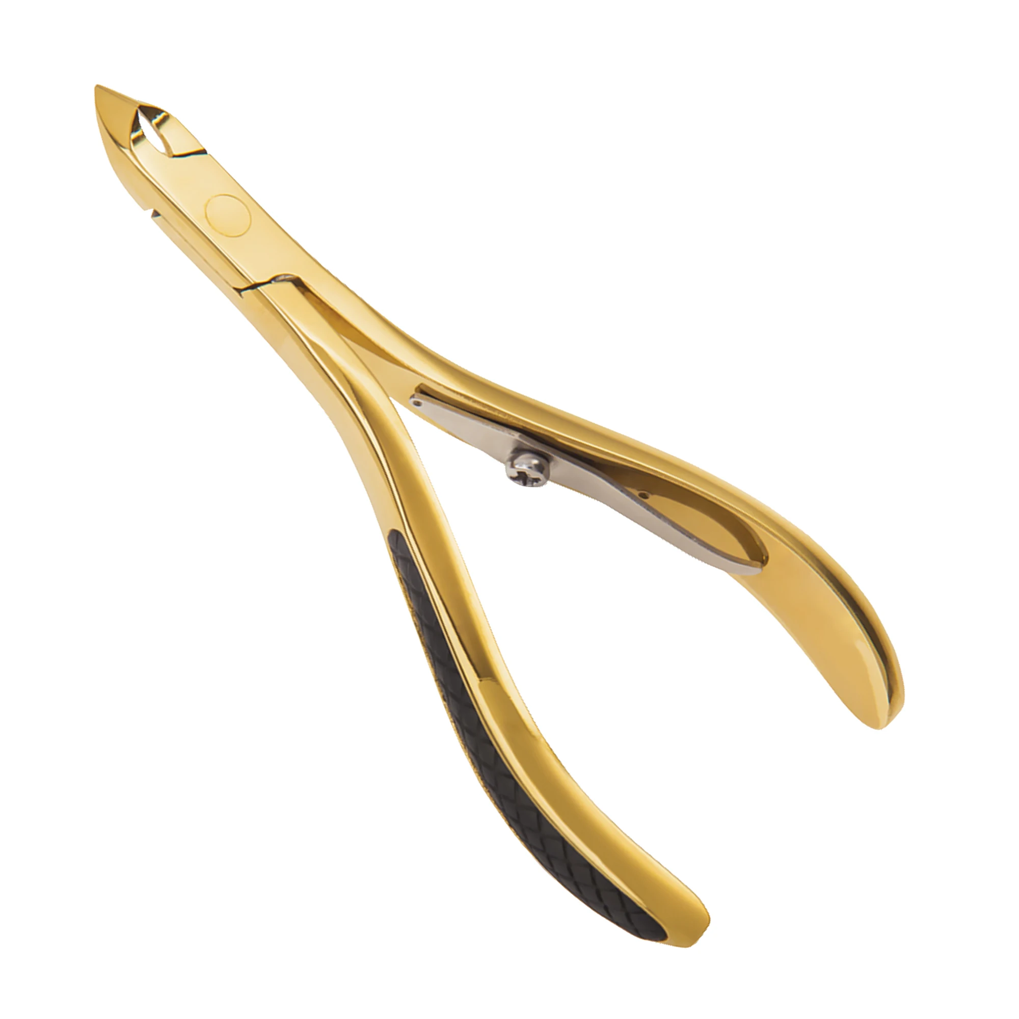 Nail Cutting Clipper Pedicure Manicure Cutter Clip Kit Hot Gold Color Locking Nail Cutter Nipper Set