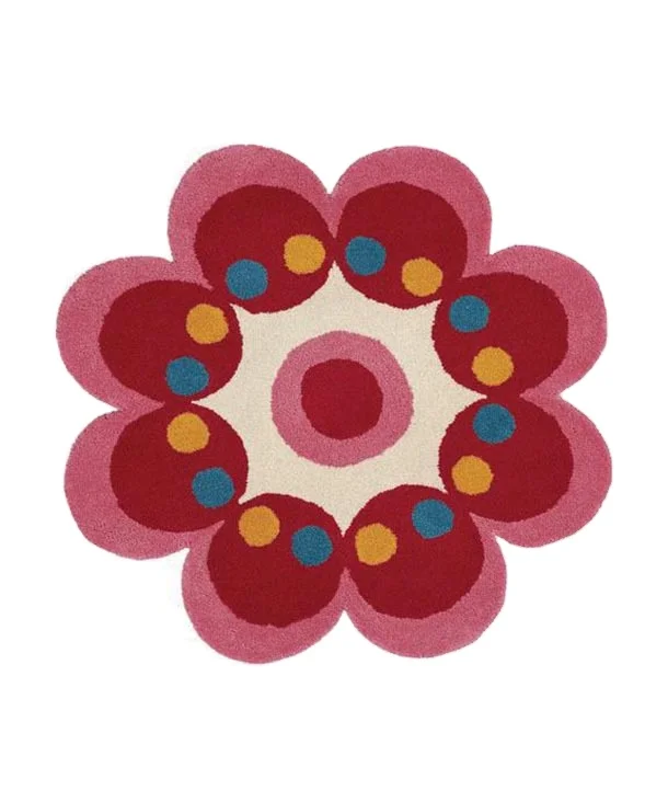 100% wool hand tufted carpet for baby girl room, kids room rugs