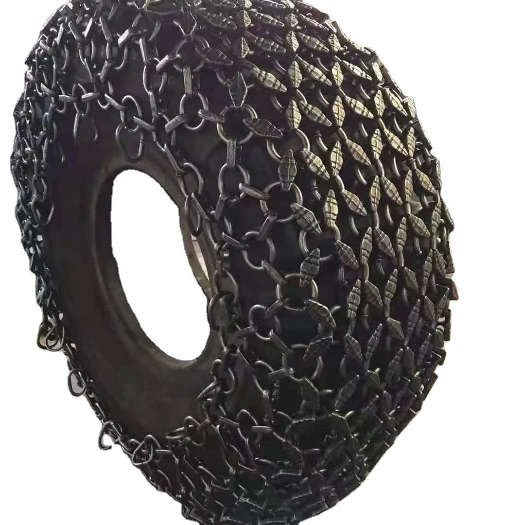 Komatsu WA500-8 wheel loaders tyre protection chain 23.5R25 tire protective chain