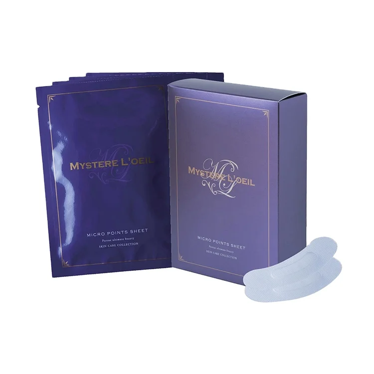 Paraben-Free hyaluronic acid anti wrinkle eye micro needle patch