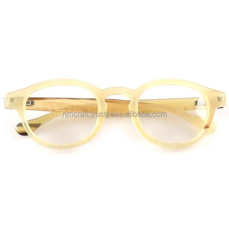 Specialised Handmade Horn Spectacle Frames for Glasses made from real buffalo horn BY N M CRAFT