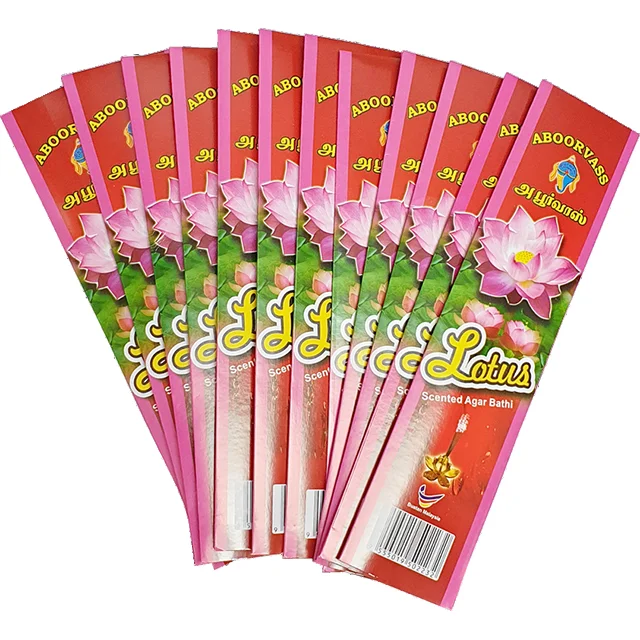 Best Refined Lotus Handmade Joss Sticks-Long Burning Incense Sticks Aromatic Charcoal