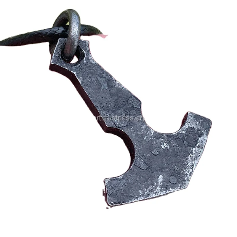 Handmade Cross forged New Celtic Designs cross Shield  Pendant Jewelry With Cotton Cord