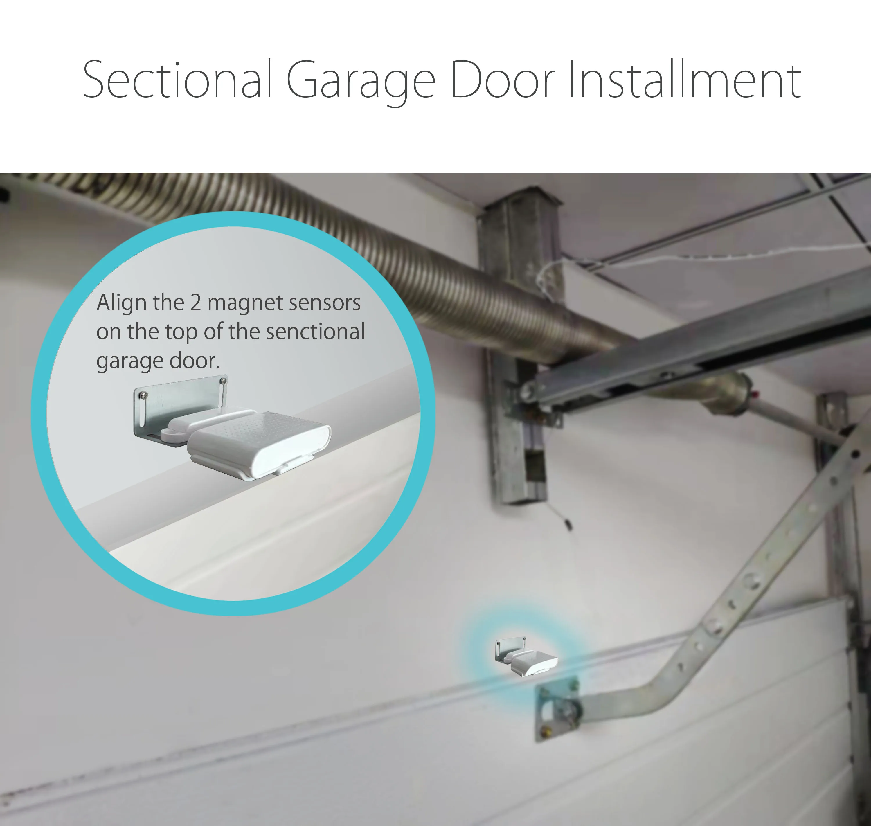 Tuya Alexa Smart Control Garage Door Motor Electric Wireless Iot WiFi Garage Door Opener Sensor