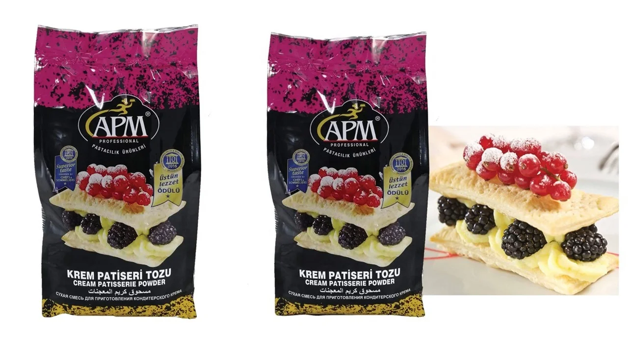 APM Cream Patisserie (Pastry Cream) (Custard Cream) Powder In Small Bags For Pastry Industry And Sector