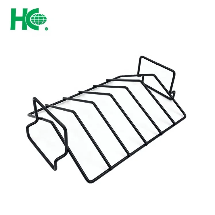 Chrome rib barbecue rack