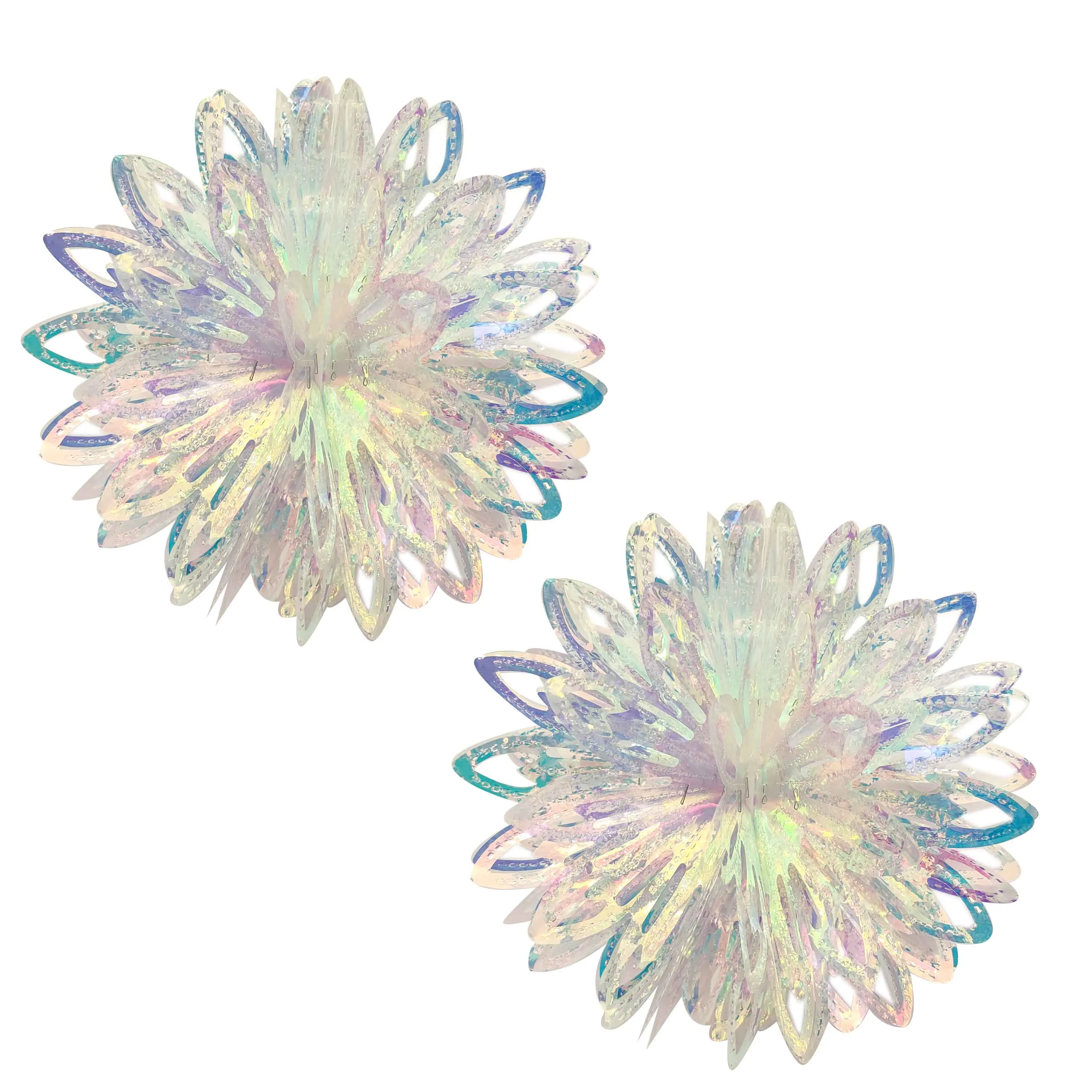 Set of foil ceiling hanging flowers ball for christmas party CE-NB010